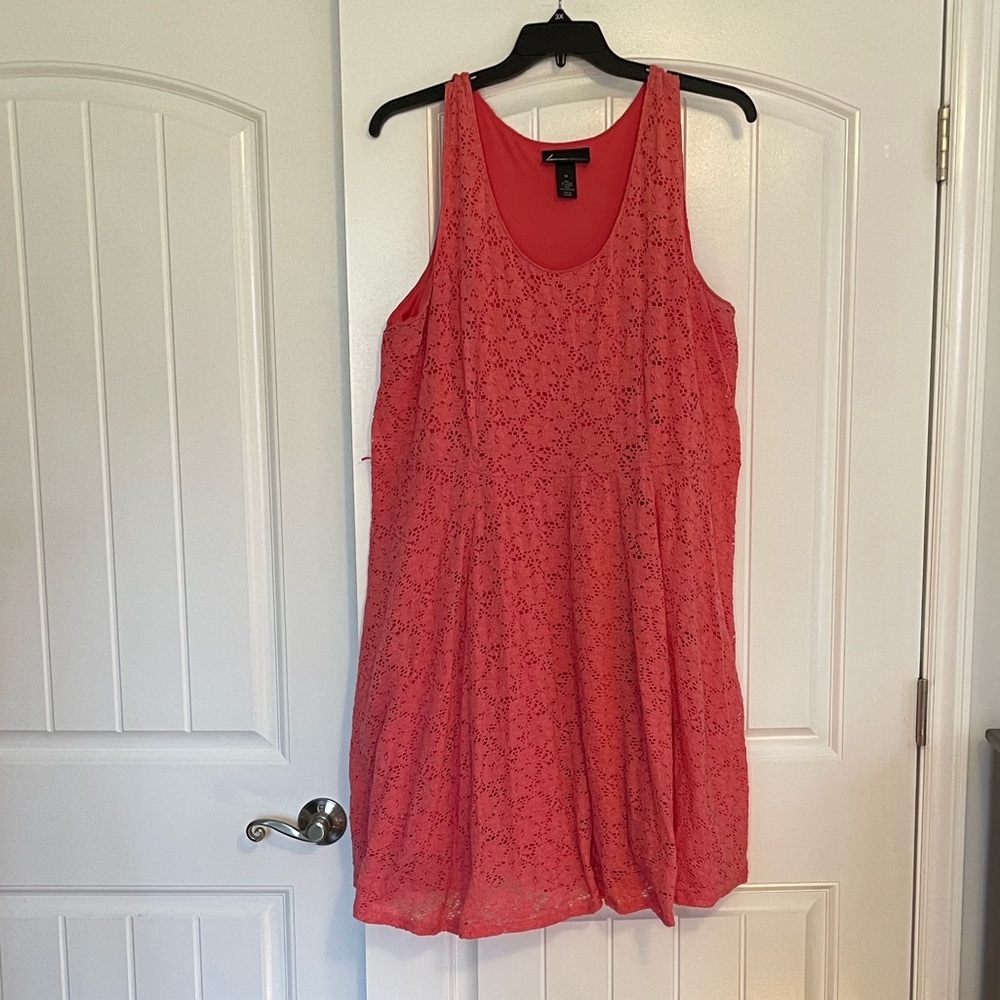 Lane Bryant Coral Sleeveless dress